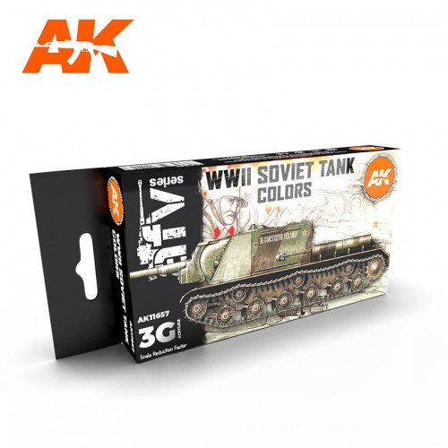 AK 3rd Generation Acrylic set Soviet Camouflages AK11657